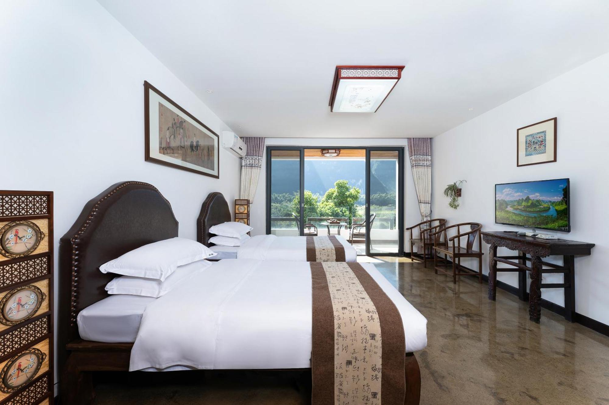 Leisure Courtyard Hotel Yangshuo-Free Shuttle Bus To Yangshuo Station Stay 2 Nights One Way Exterior foto